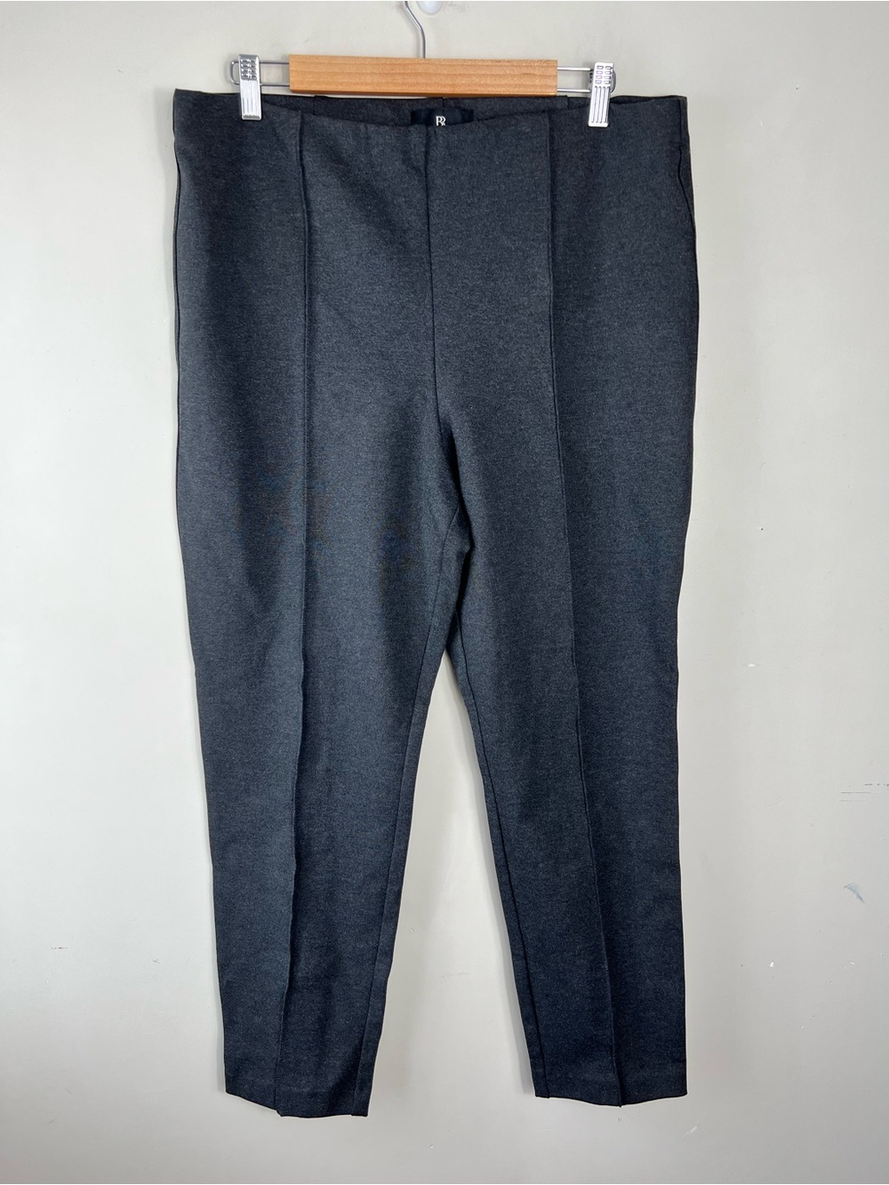 Banana Republic Women’s Dark Gray Ponte Knit High Waisted Pull On Pant Size XL